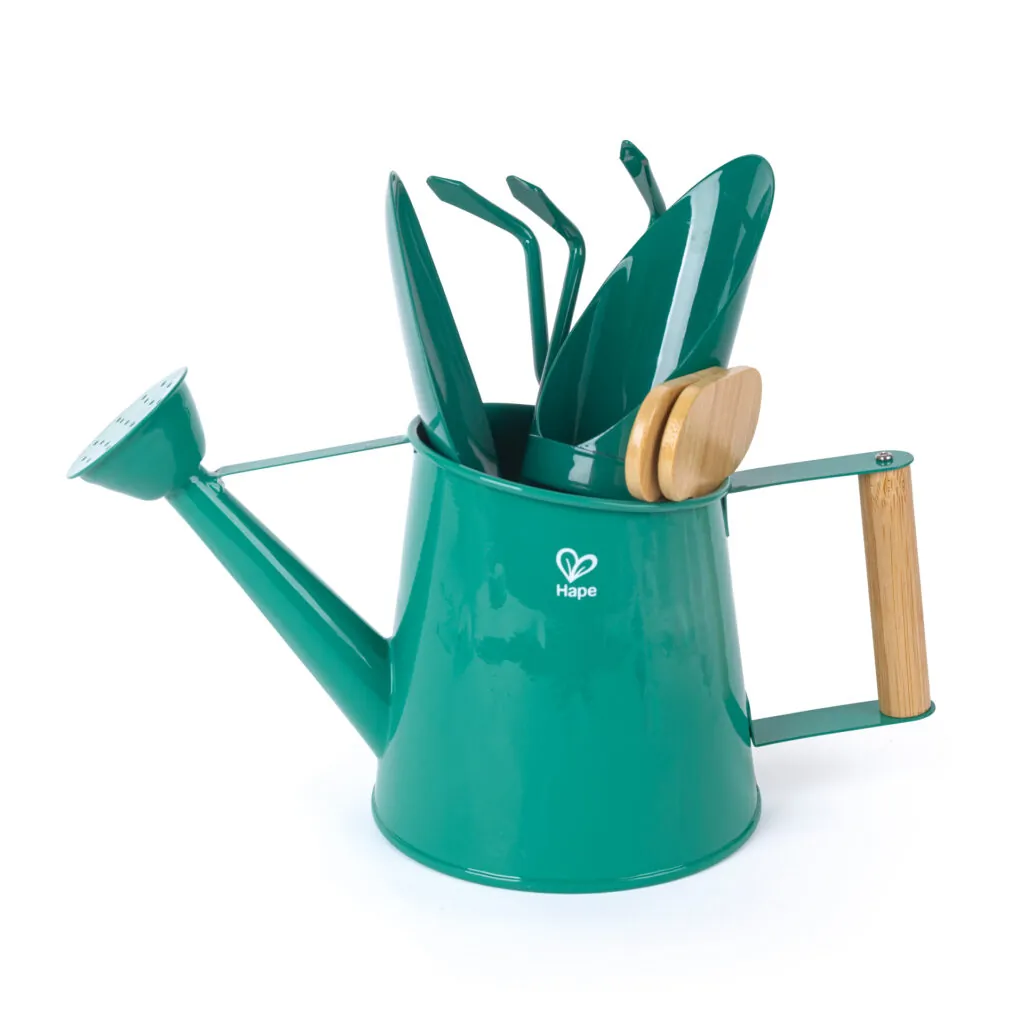 Jucarie din bambus si metal - Set de gradinarit - Distractie in Natura Hape 4