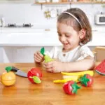 Jucarie din lemn - Fructe sanatoase de taiat (9 piese) - Jucarii accesorii bucatarie Hape 3