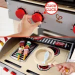 Jucarie din lemn - Gratar gourmet cu mancare (22 piese) - Jucarii accesorii bucatarie Hape 6