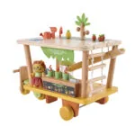 Jucarie din lemn - Magazinul de sucuri Eco (26 piese) - Green Planet Explorers Hape 2