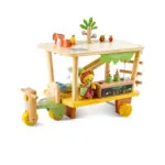 Jucarie din lemn - Magazinul de sucuri Eco (26 piese) - Green Planet Explorers Hape