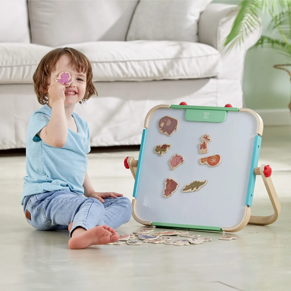 Jucarie din lemn - Magneti animale (30 piese) - Seturi Creative Hape 2