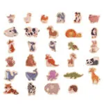 Jucarie din lemn - Magneti animale (30 piese) - Seturi Creative Hape 3