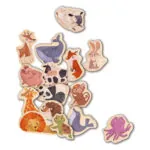 Jucarie din lemn - Magneti animale (30 piese) - Seturi Creative Hape 4