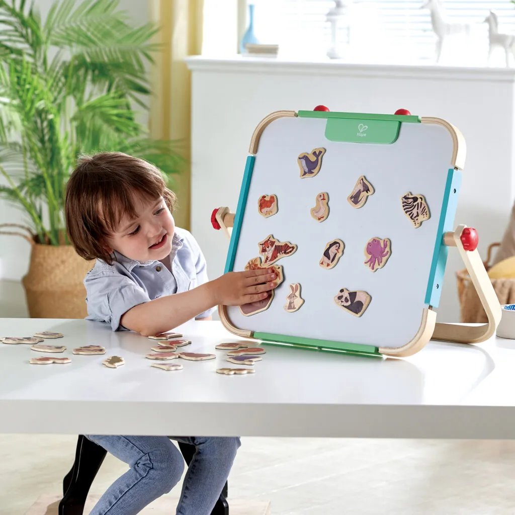 Jucarie din lemn - Magneti animale (30 piese) - Seturi Creative Hape 5