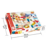 Jucarie din lemn - Marble Run Race Track (81 piese) - Seturi de constructie Hape 6