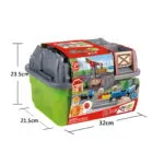 Jucarie din lemn - Set tren constructii (50 piese) - Jucarii trenuri si accesorii Hape 3
