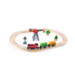 Jucarie din lemn - Set tren livrare marfa (19 piese) - Jucarii trenuri si accesorii Hape 3