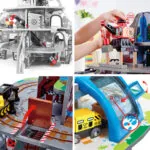 Jucarie din lemn - Set tren si mina in munte (32 piese) - Jucarii trenuri si accesorii Hape 6