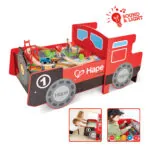 Jucarie din lemn - Tren si incarcator minier (64 piese) - Jucarii trenuri si accesorii Hape 4