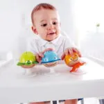 Jucarie din lemn - Zdranganitoare cu animale marine - Jucarii pentru sugari Hape 2