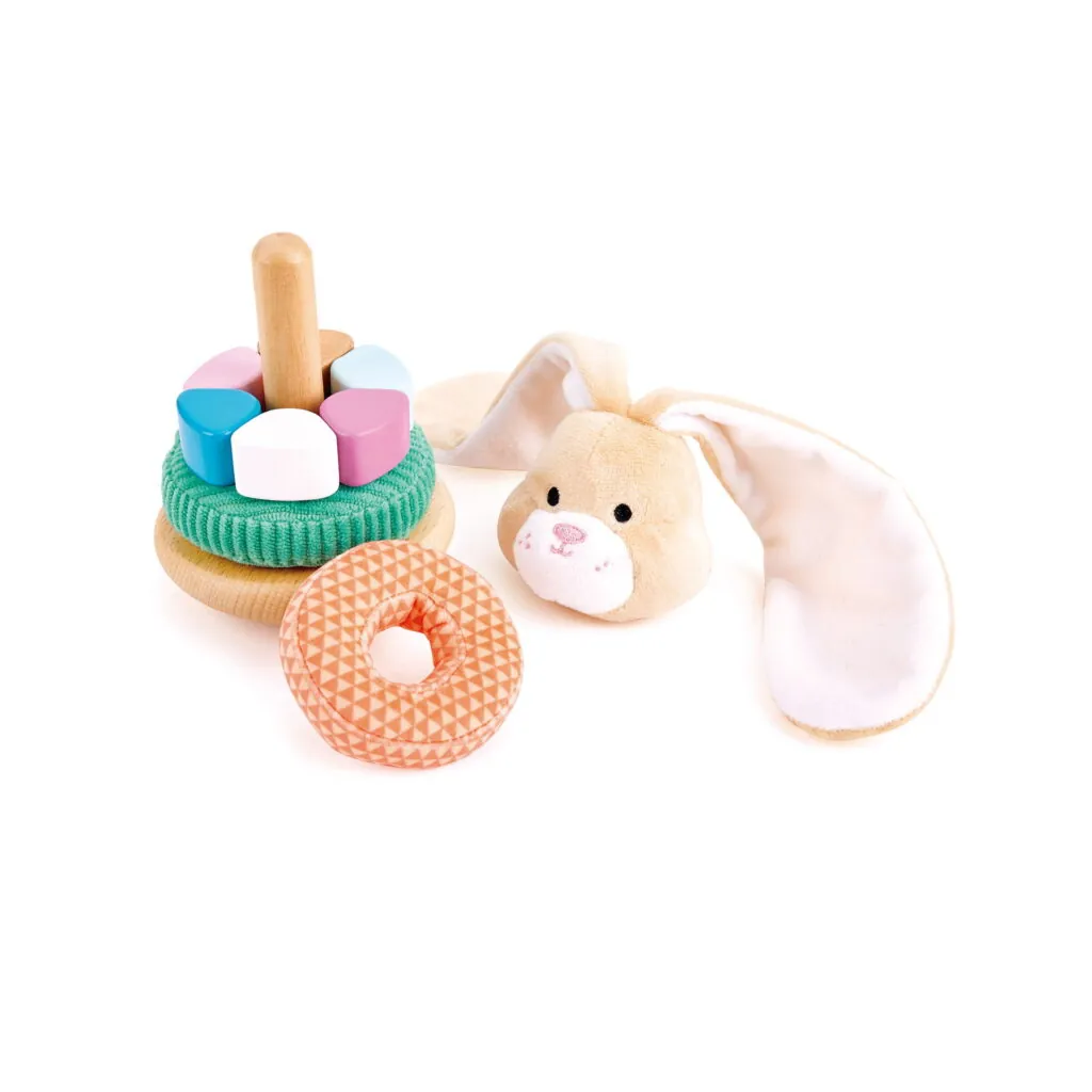 Jucarie din lemn de stivuit - Iepuras - Iepuras Hape 5