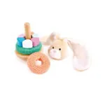 Jucarie din lemn de stivuit - Iepuras - Iepuras Hape 5