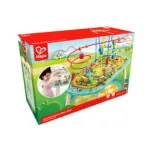 Jucarie din lemn – Masa copii cu cale ferata si parc de distractii - Jucarii trenuri si accesorii Hape 6