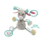 Jucarie senzoriala bebelusi - Girafa Sally - Jucarii pentru sugari Ses Creative 2