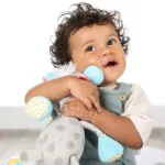 Jucarie senzoriala bebelusi - Girafa Sally - Jucarii pentru sugari Ses Creative 5