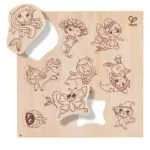 Kit de creat magneti tematica Fantasy pentru copii - 17 piese - Seturi Creative Hape 4