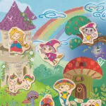 Kit de creat magneti tematica Fantasy pentru copii - 17 piese - Seturi Creative Hape 6