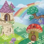 Kit de creat magneti tematica Fantasy pentru copii - 17 piese - Seturi Creative Hape 7
