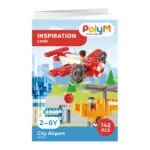 PolyM - Aeroport de jucarie pentru copii (142 piese) - Seturi de constructie Hape 6