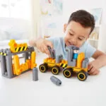 PolyM - Buldozer de jucarie (43 piese) - Seturi de constructie Hape 2