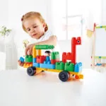 PolyM - Gradina zoologica si masini de jucarie (40 piese) - Seturi de constructie Hape 2