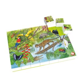 Puzzle Animale exotice Hubelino (35 piese) - Puzzle Hubelino