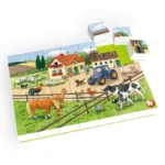 Puzzle Ferma de animale Hubelino (35 piese) - Puzzle Hubelino