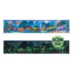 Puzzle pentru copii flourescent cu Dinozauri (200 piese