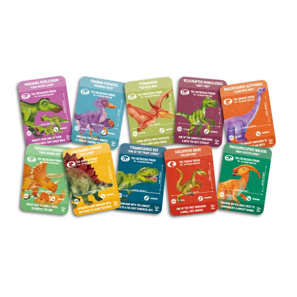 Puzzle pentru copii flourescent cu Dinozauri (200 piese