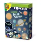 Set autocolante fosforescente cu sistemul solar pentru copii - Halloween Ses Creative