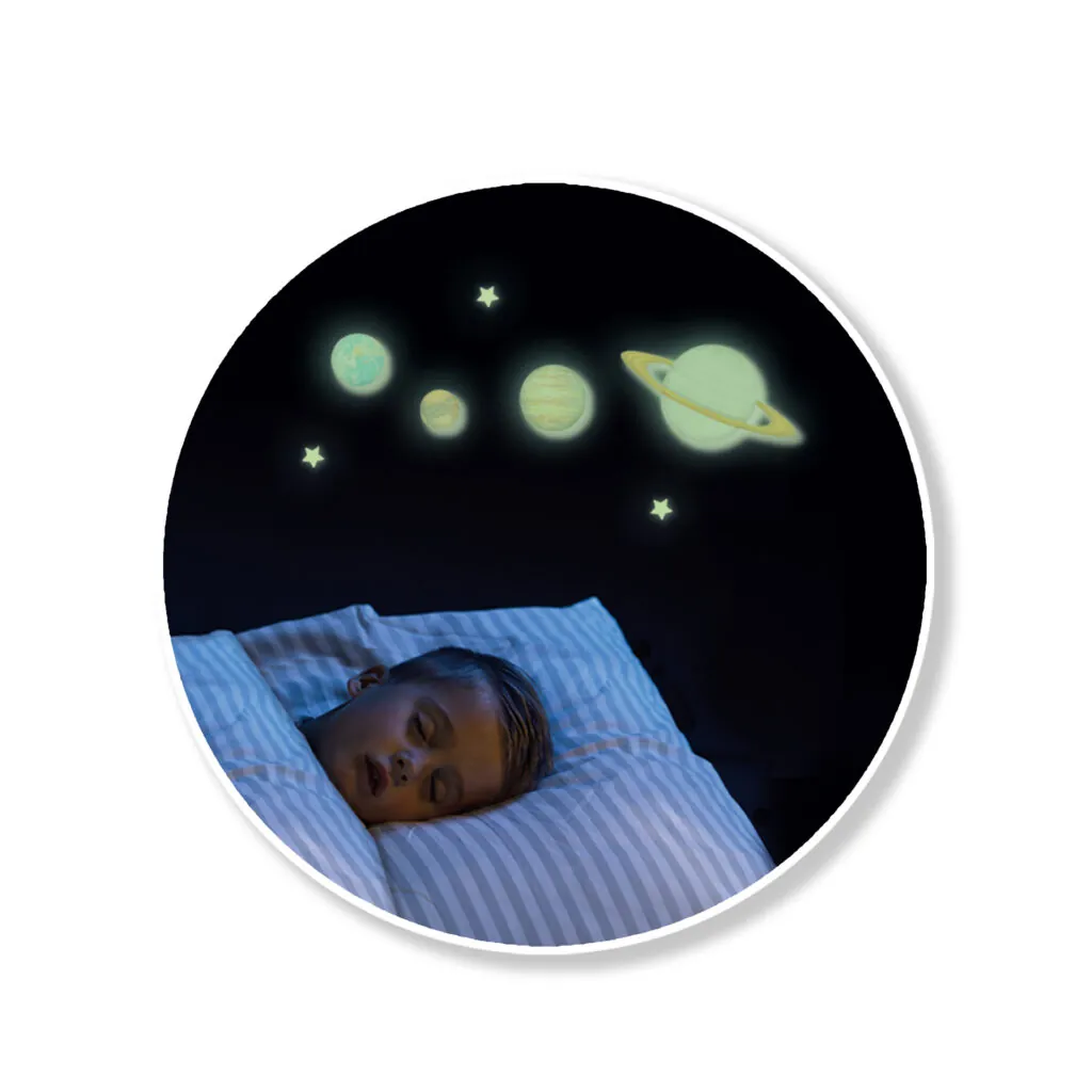 Set autocolante fosforescente cu sistemul solar pentru copii - Halloween Ses Creative 3