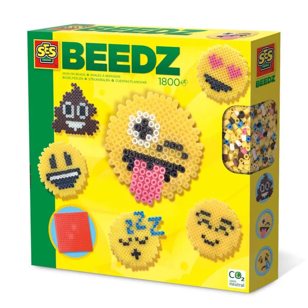 Set creativ Beedz - Margele de calcat Emoticoane - Seturi Creative Ses Creative