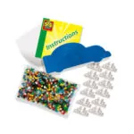 Set creativ Beedz - Margele de calcat Masina Glow in the Dark - Seturi Creative Ses Creative 2