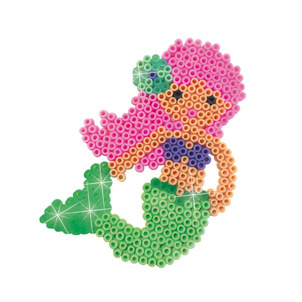 Set creativ copii Beedz - Creare sirene cu margele de calcat - Seturi Creative Ses Creative 5