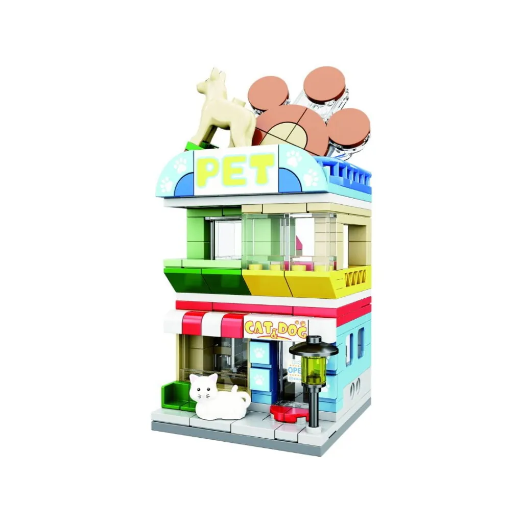 Set de constructie copii - Magazin de animale (222 piese) - Seturi de constructie Open Brick Source 2