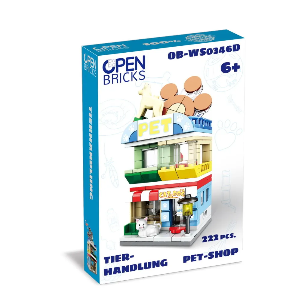 Set de constructie copii - Magazin de animale (222 piese) - Seturi de constructie Open Brick Source