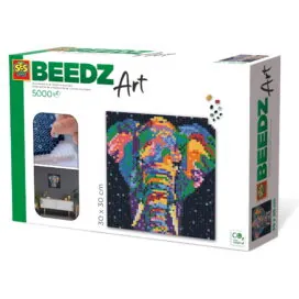 Set margele de calcat Beedz Art - Elefant fantasy - Seturi Creative Ses Creative