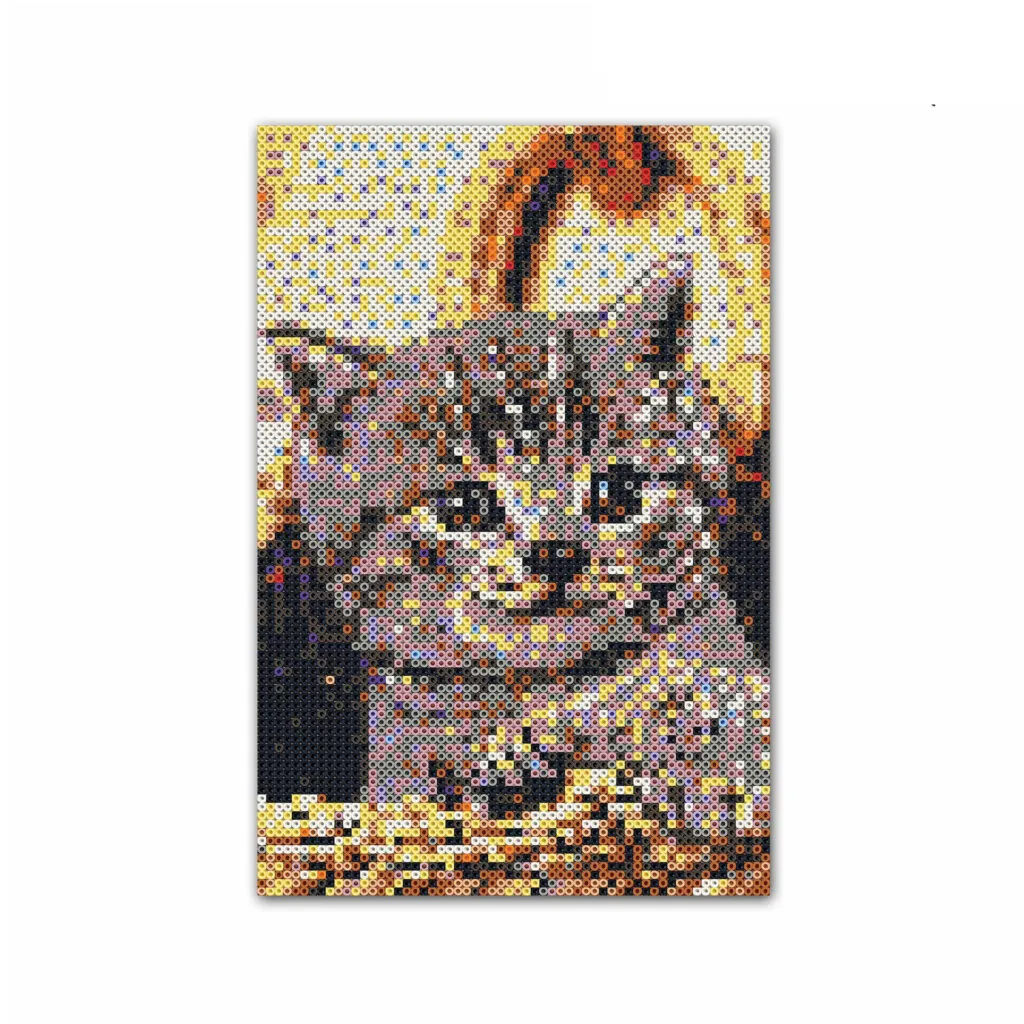 Set margele de calcat Beedz Art - Pisica - Seturi Creative Ses Creative 2