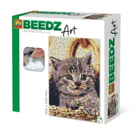 Set margele de calcat Beedz Art - Pisica - Seturi Creative Ses Creative