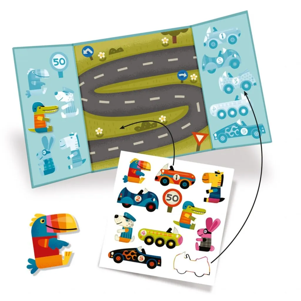 Planse cu abtibilduri repozitionabile Vehicule