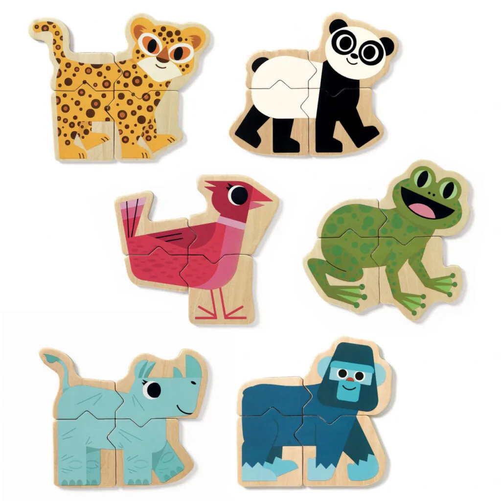 Puzzle cu magneti Mixanimo