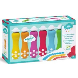 Set 6 markere rotunde pentru bebe