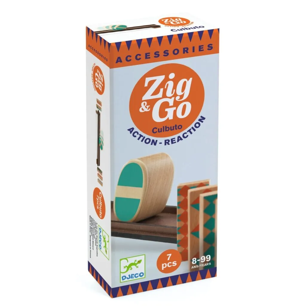 Set de constructie trasee Zig & Go Cultubo 7 piese