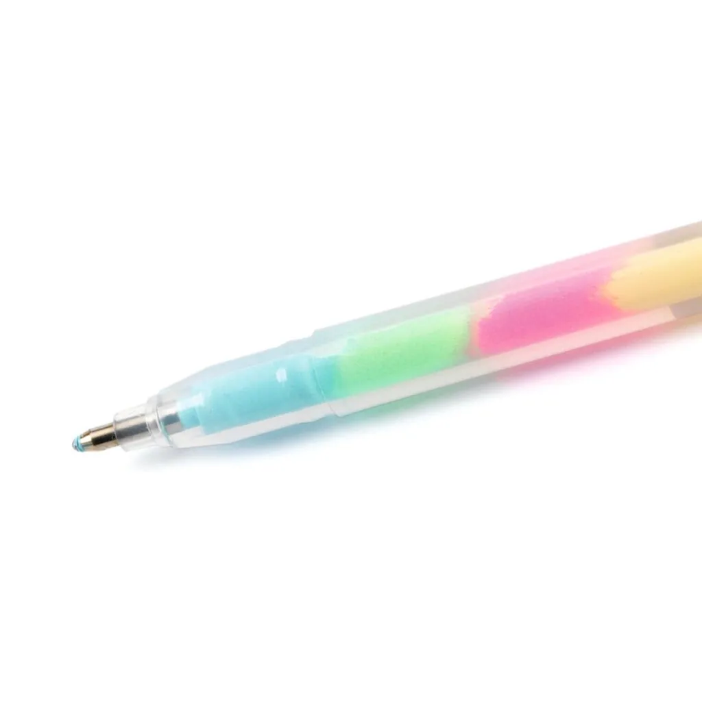 Set fluo roll-gel 6 culori combinate