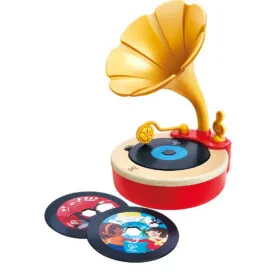 Jucarie - Tune Time Fonograf cu inregistrare - Instrumente muzicale Hape