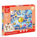 Jucarie din lemn - 2 in 1 Space Maze & Tangram Board - Branduri Hape