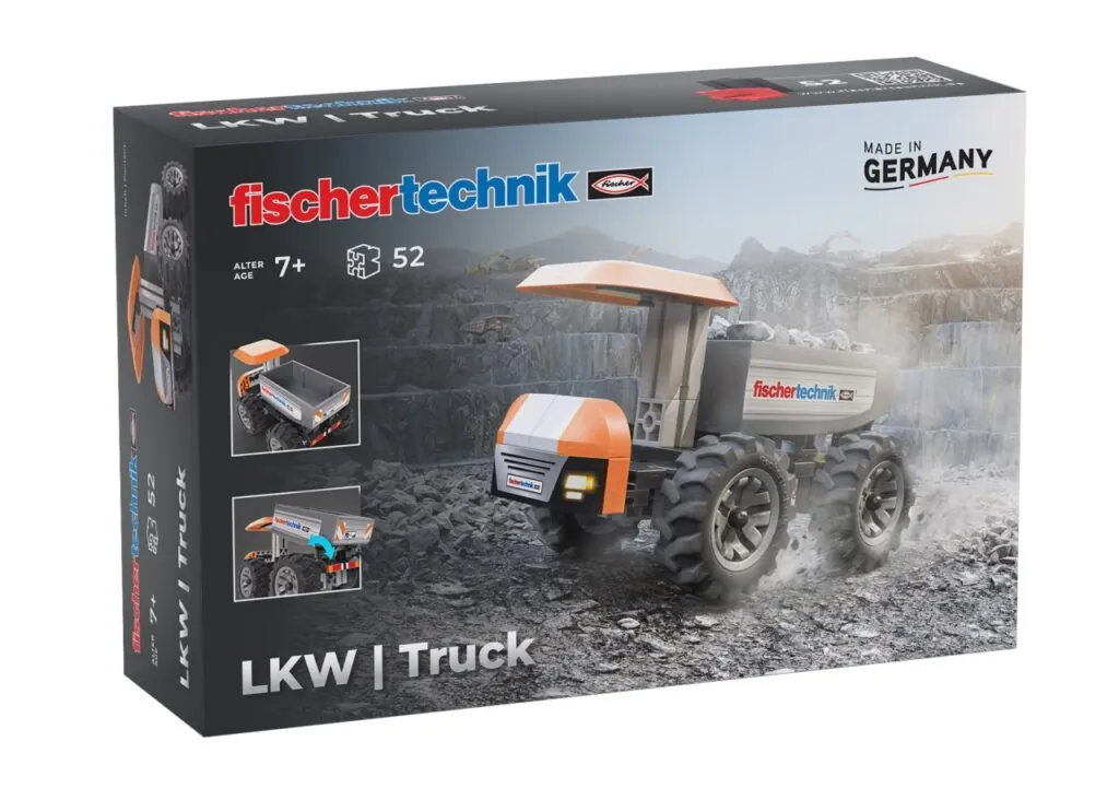 imagine:Kit STEM Camion de santier de asamblat si manevrat, Fischertechnik