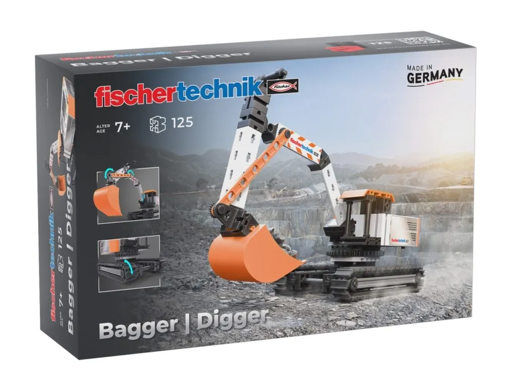 imagine: Kit STEM Excavator de asamblat si manevrat, Fischertechnik