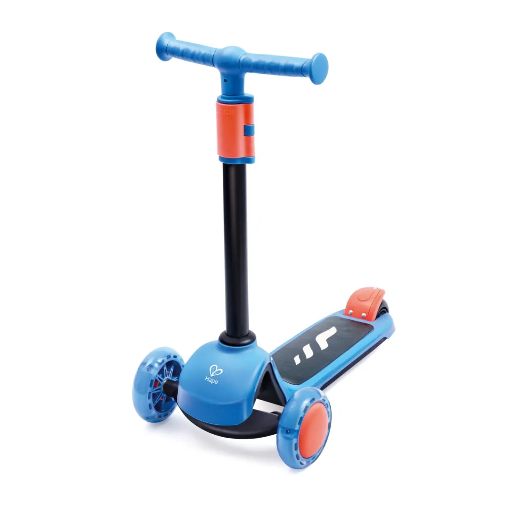 Trotineta Glide Kick Scooter - Albastru - Branduri Hape